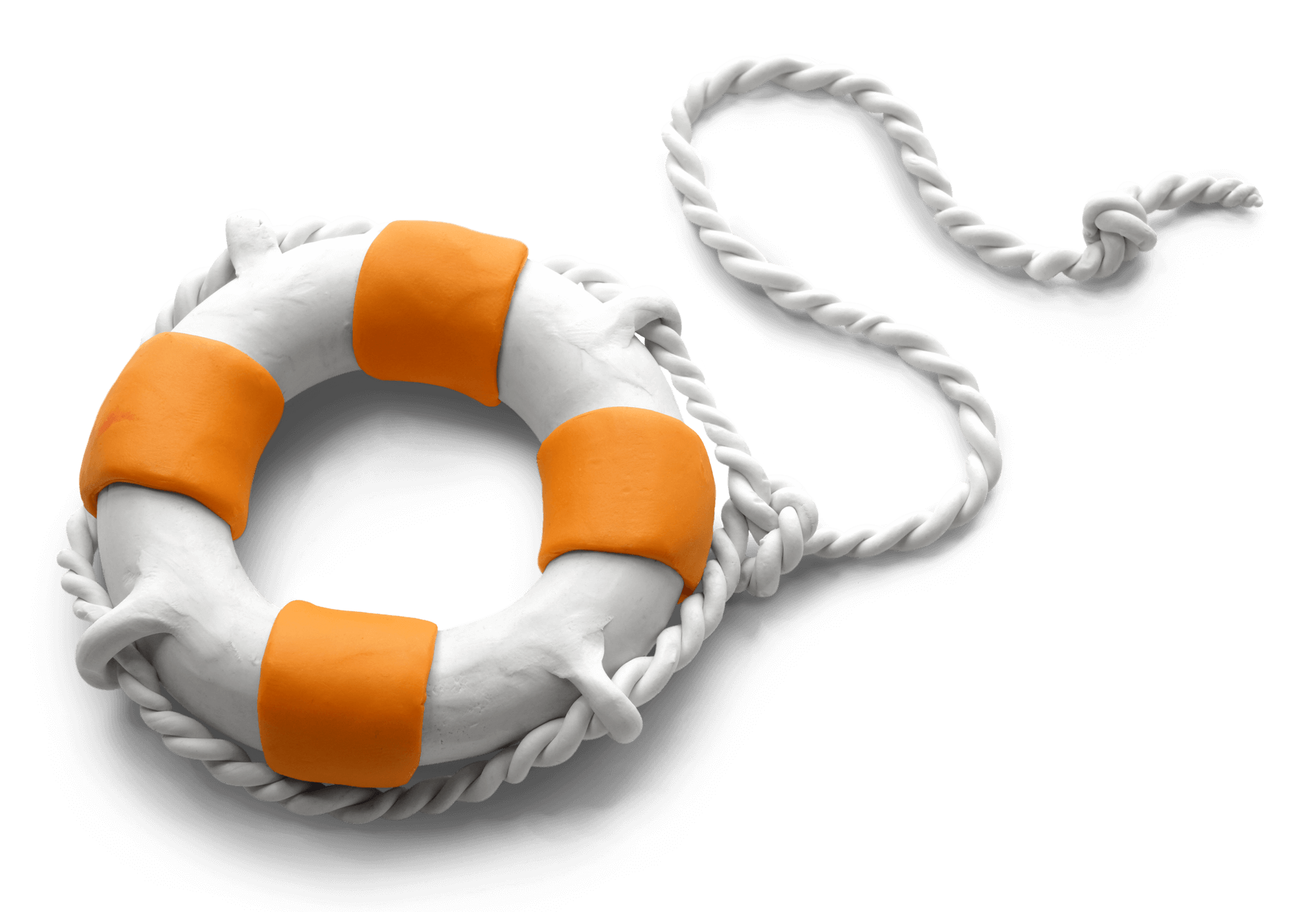 Rettungsring aus Knete
