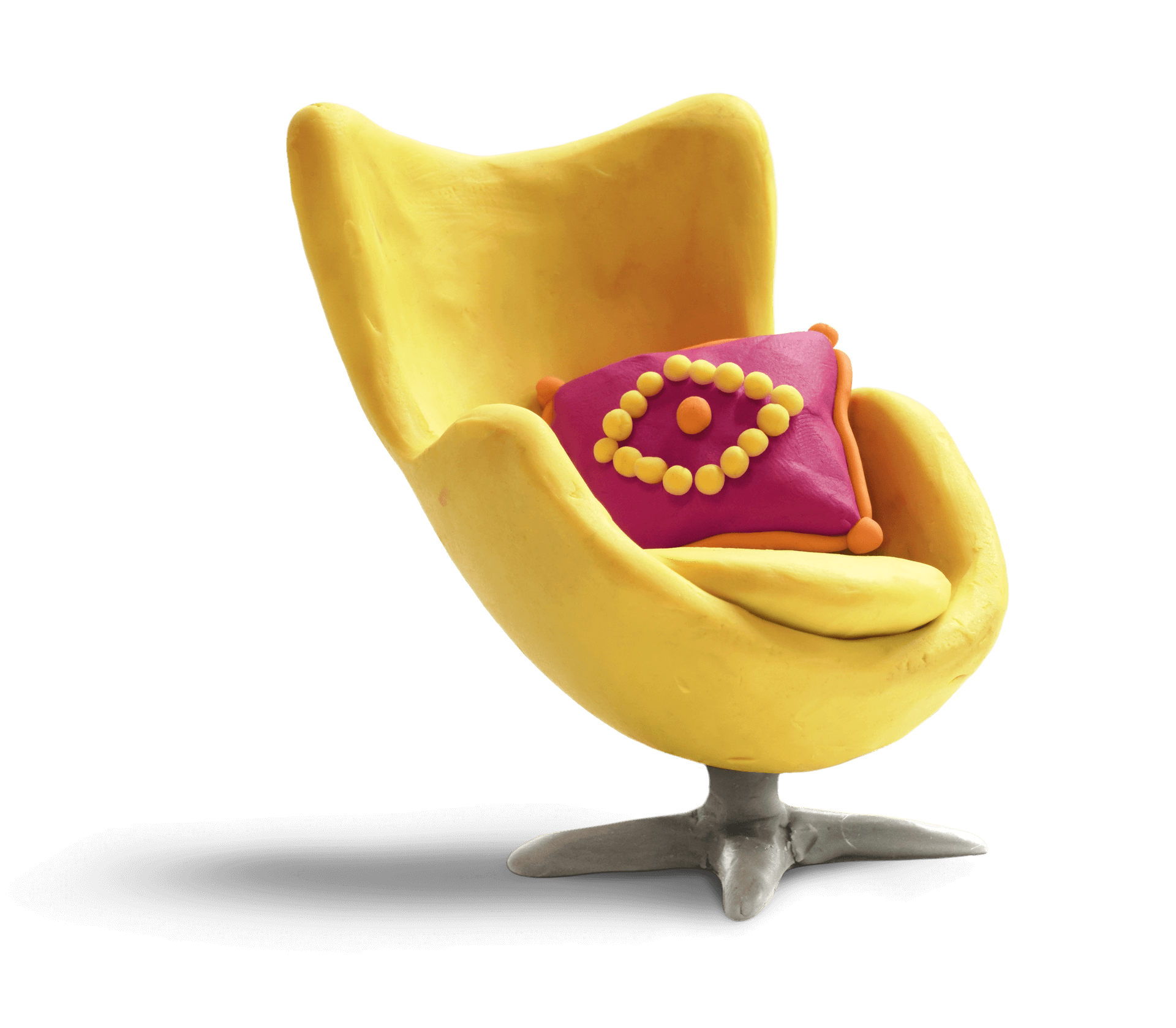 Sessel aus Knete