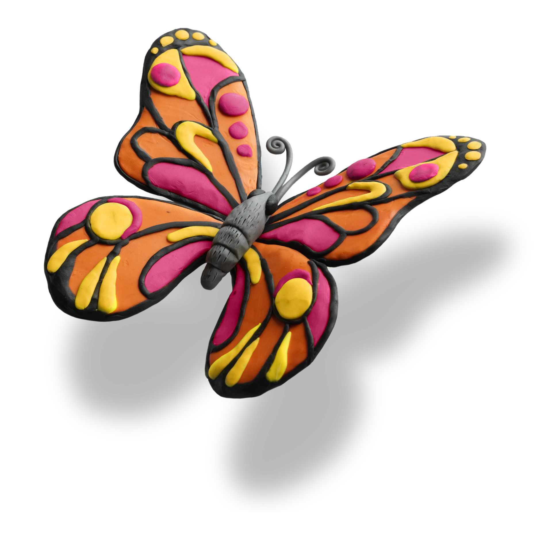 Schmetterling aus Knete